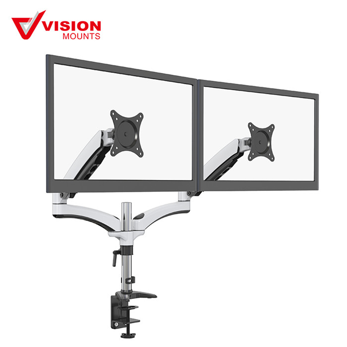 V-mounts ErgoTech Dual Screen Desk Mount VM-DS124D-E