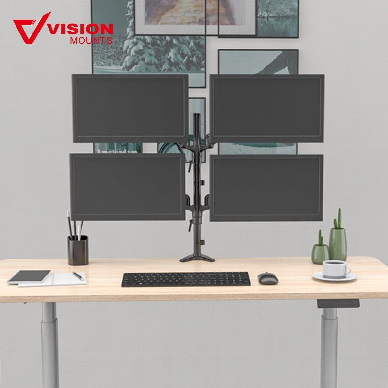 V-mounts ErgoTech Adjustable Monitor Desk Mount VM-FE144D