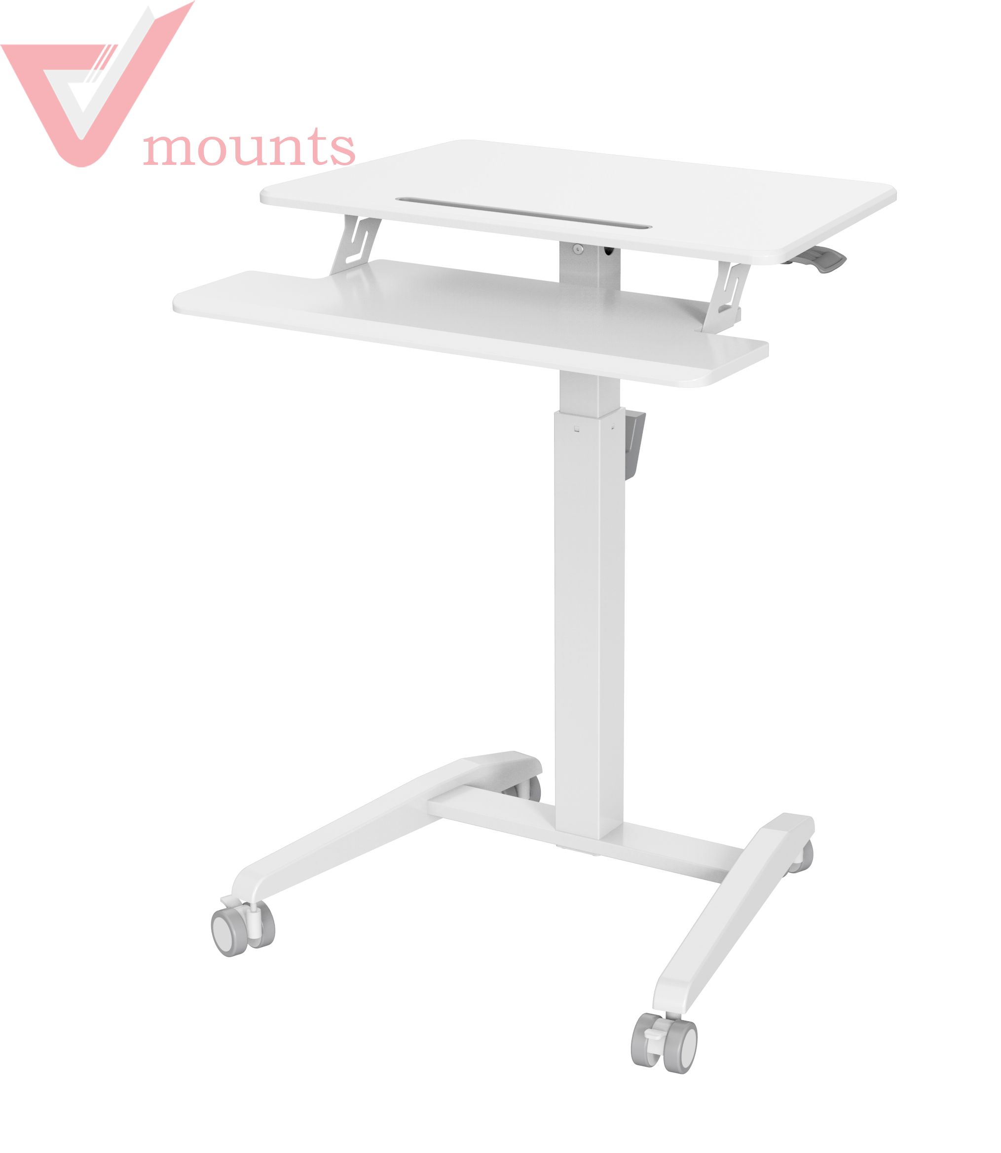 V-mounts Movable Office Desk