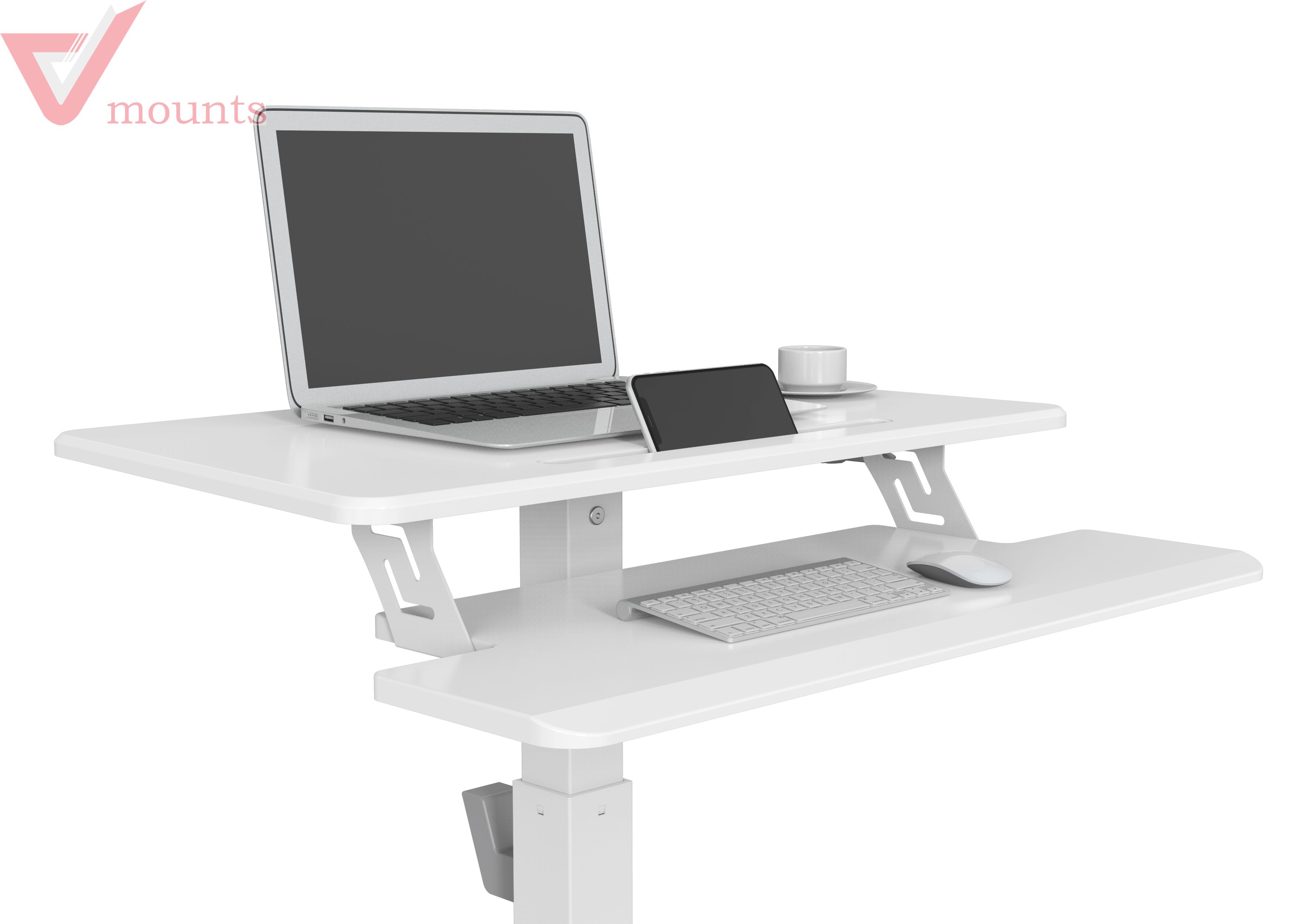 V-mounts Movable Office Desk
