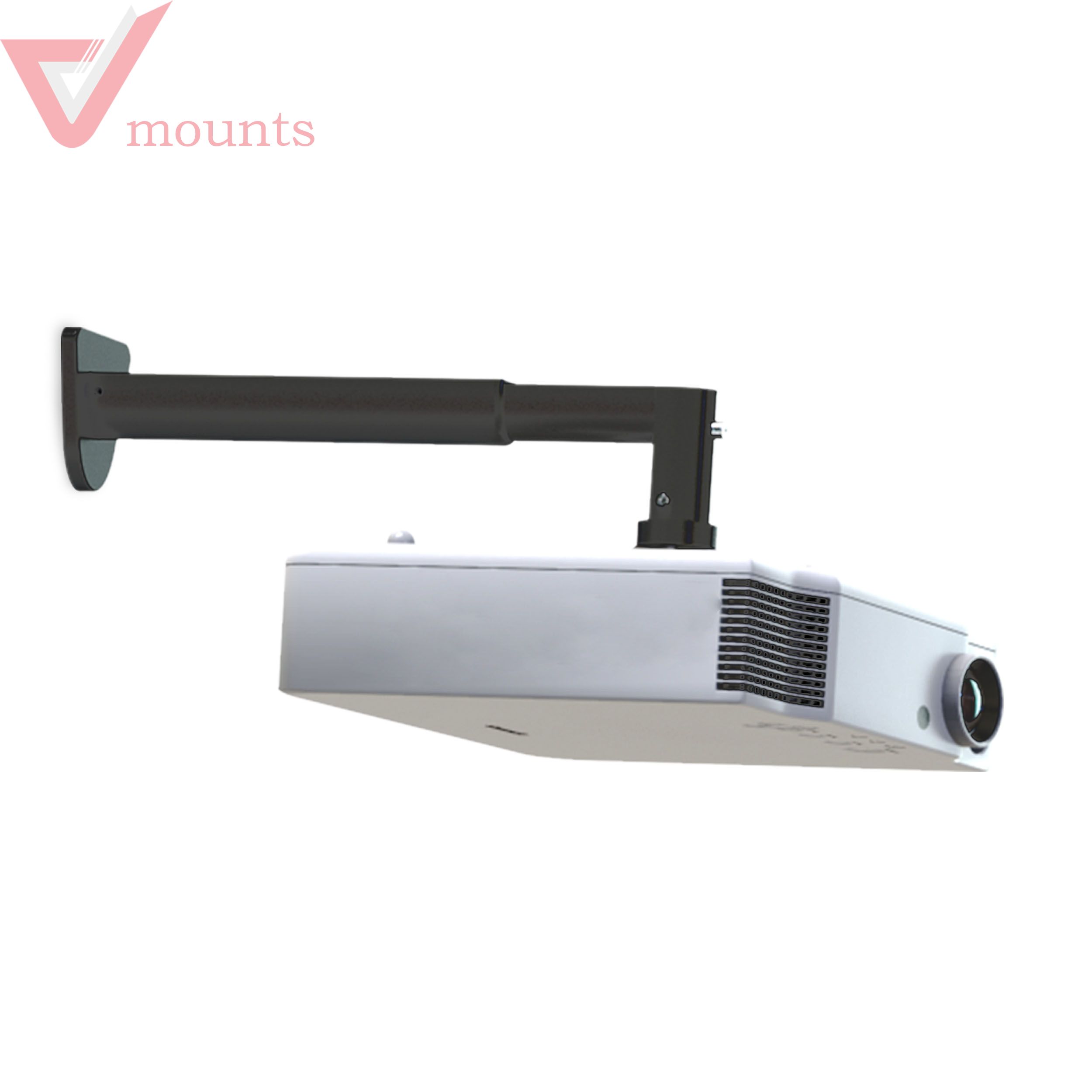 Retractable projector wall mount arm VM-PR05BL