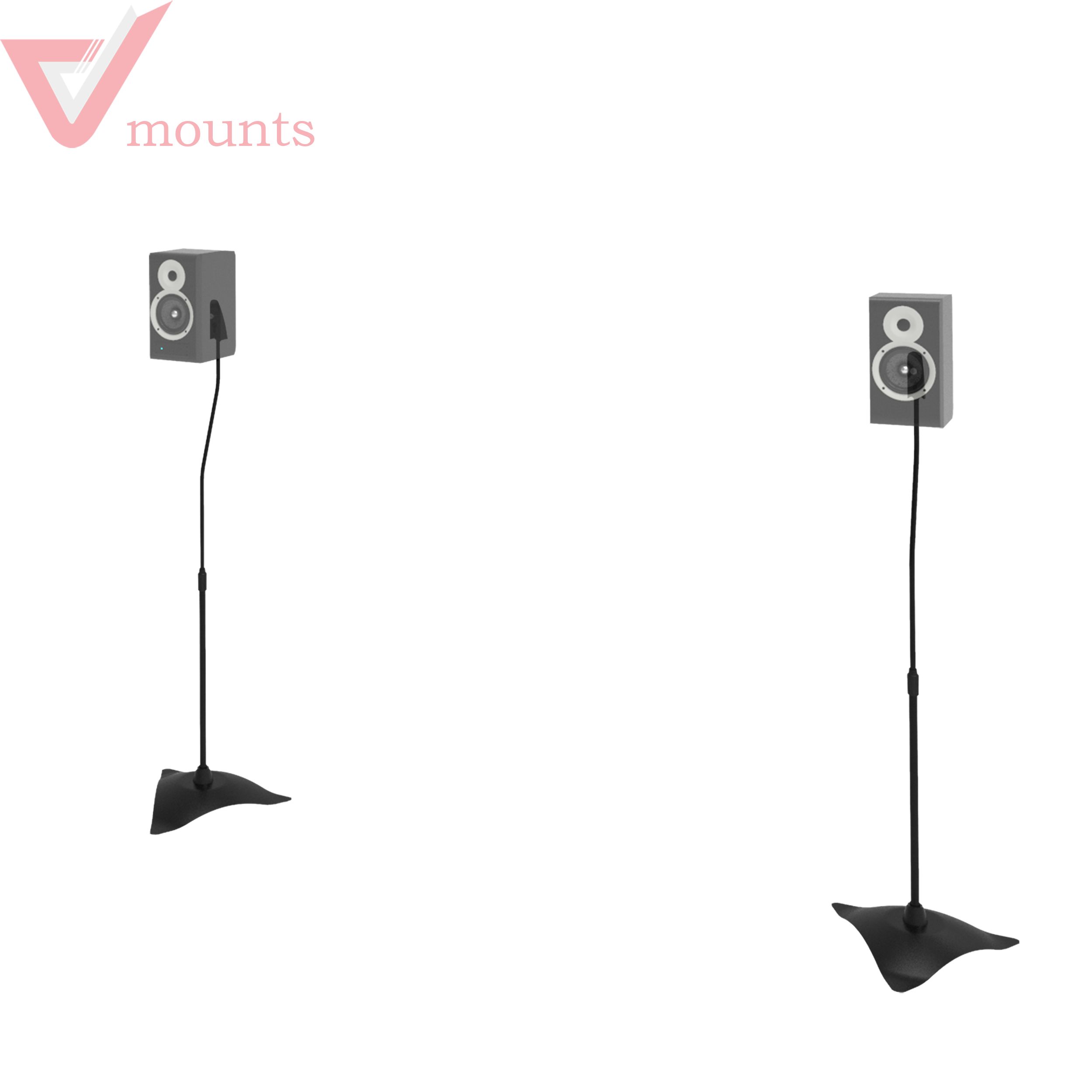 Height Adjustable Speaker Mount Floor Stand VM-S10