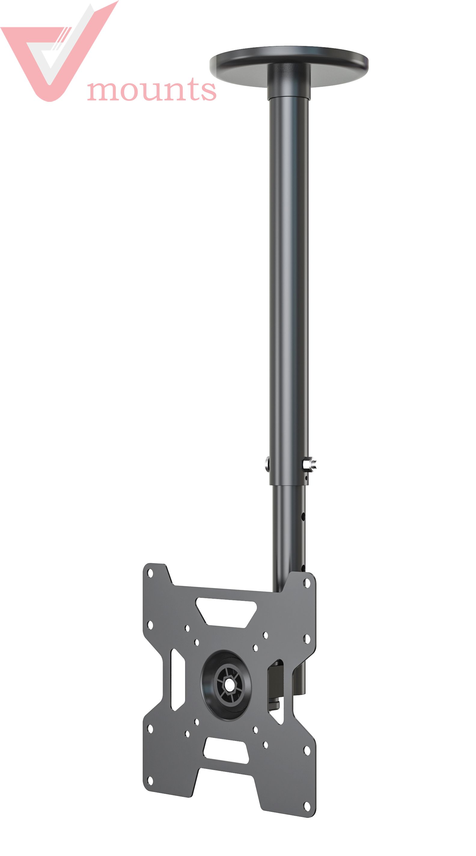Height Adjustable 360 Rotating Ceiling TV Mount VM-CP06