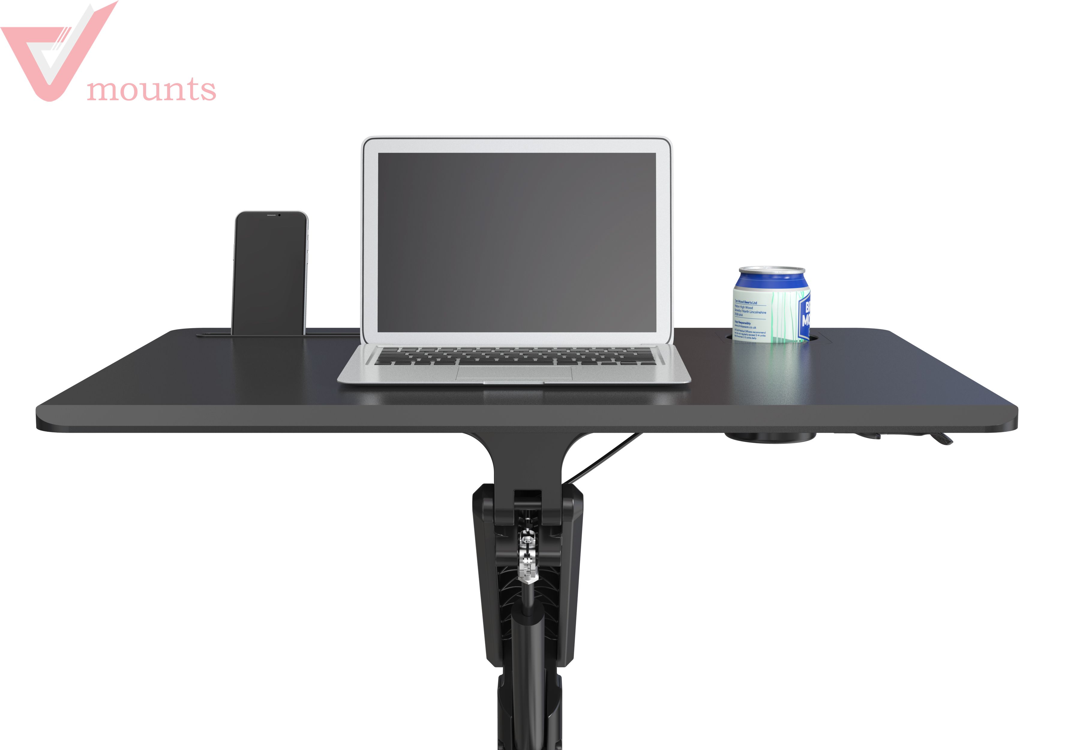 Mobile Manual Height Adjustable Office Desk VM-FDS101B
