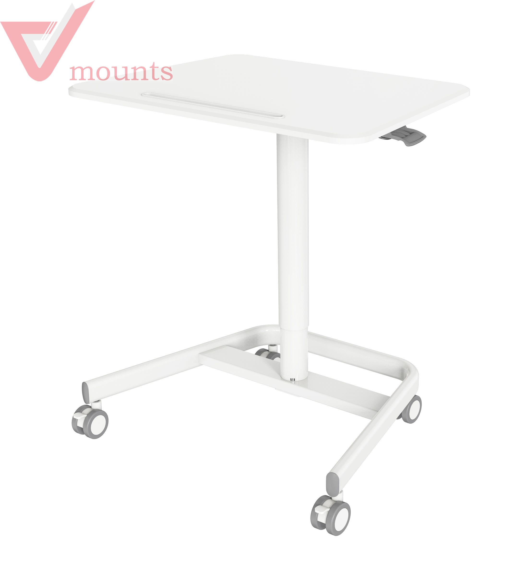 Mobile Manual Height Adjustable Office Desk VM-FDS107B