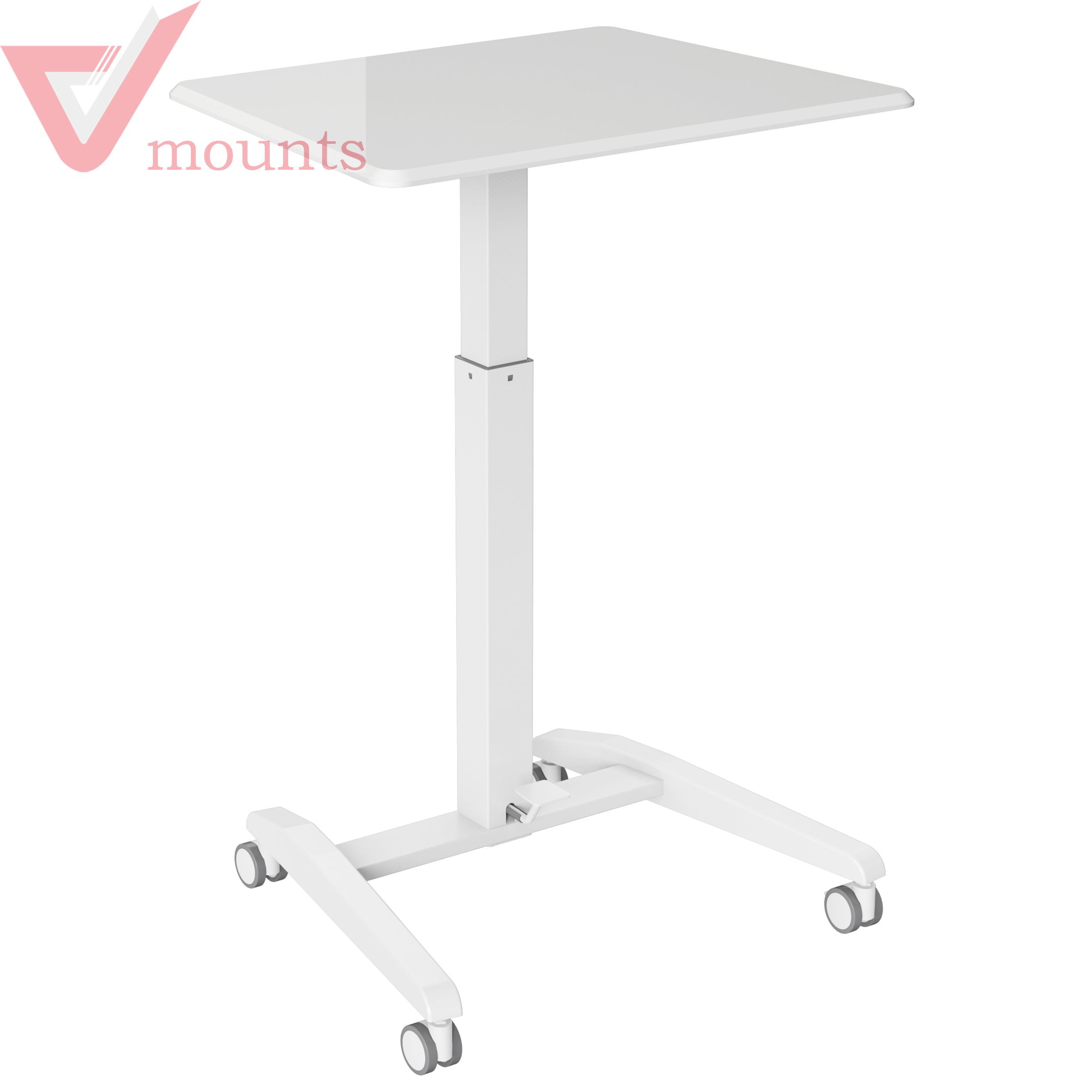 Mobile Manual Height Adjustable Office Desk VM-FDS115A