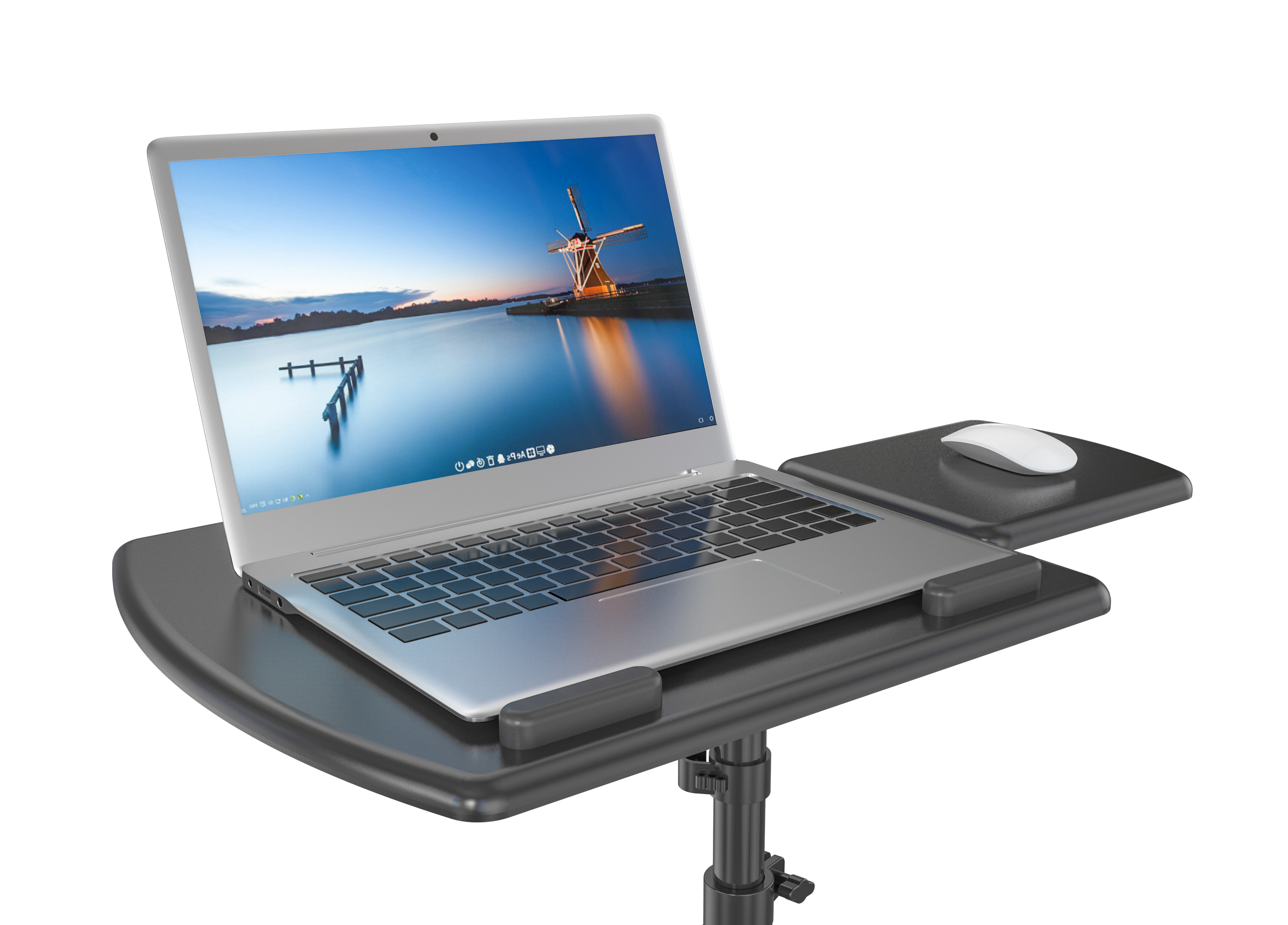 V-mounts ErgoSpot Mobile Manual Height Adjustable Office Desk VM-FDM102