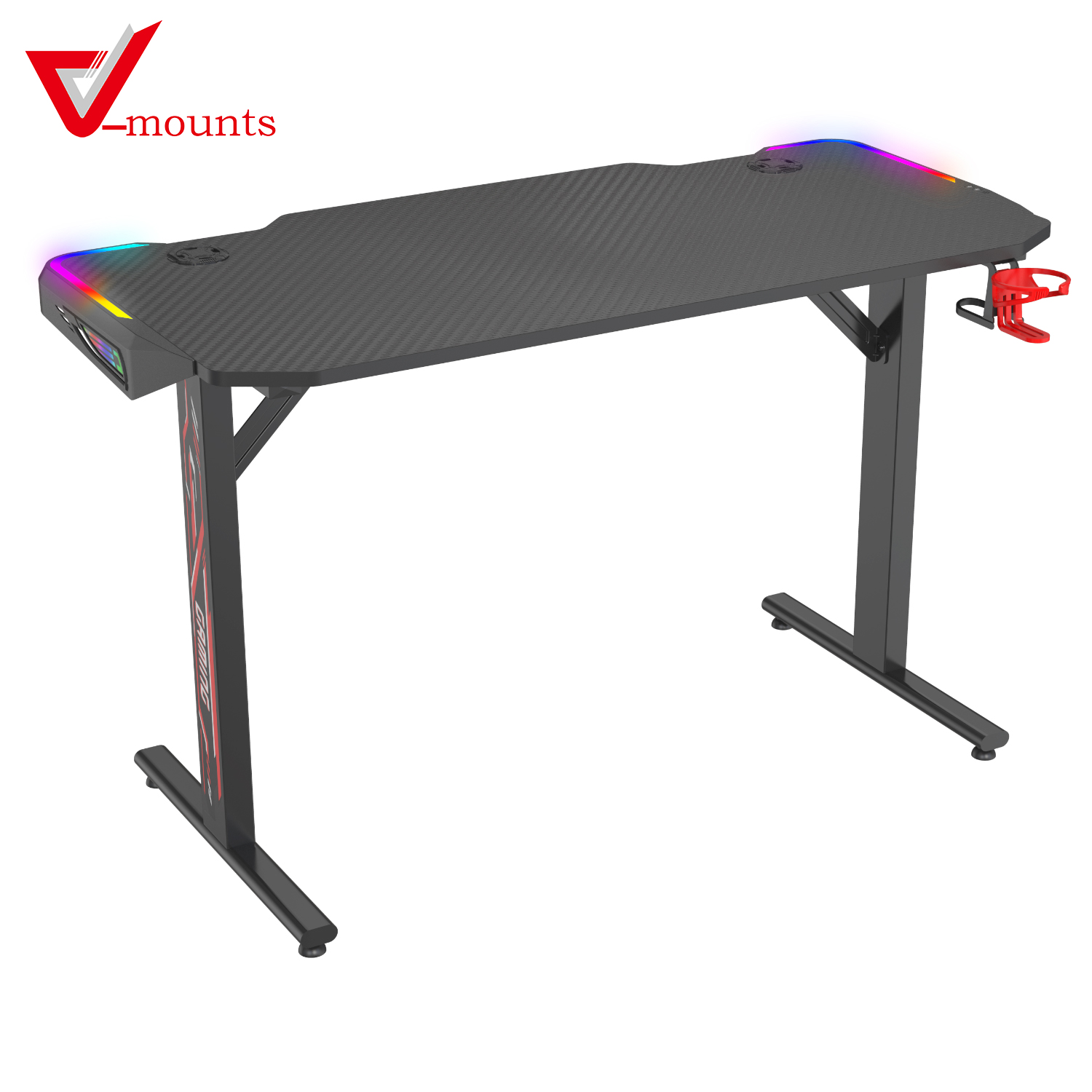 T Shaped RGB Gaming Desk VM-GT03P