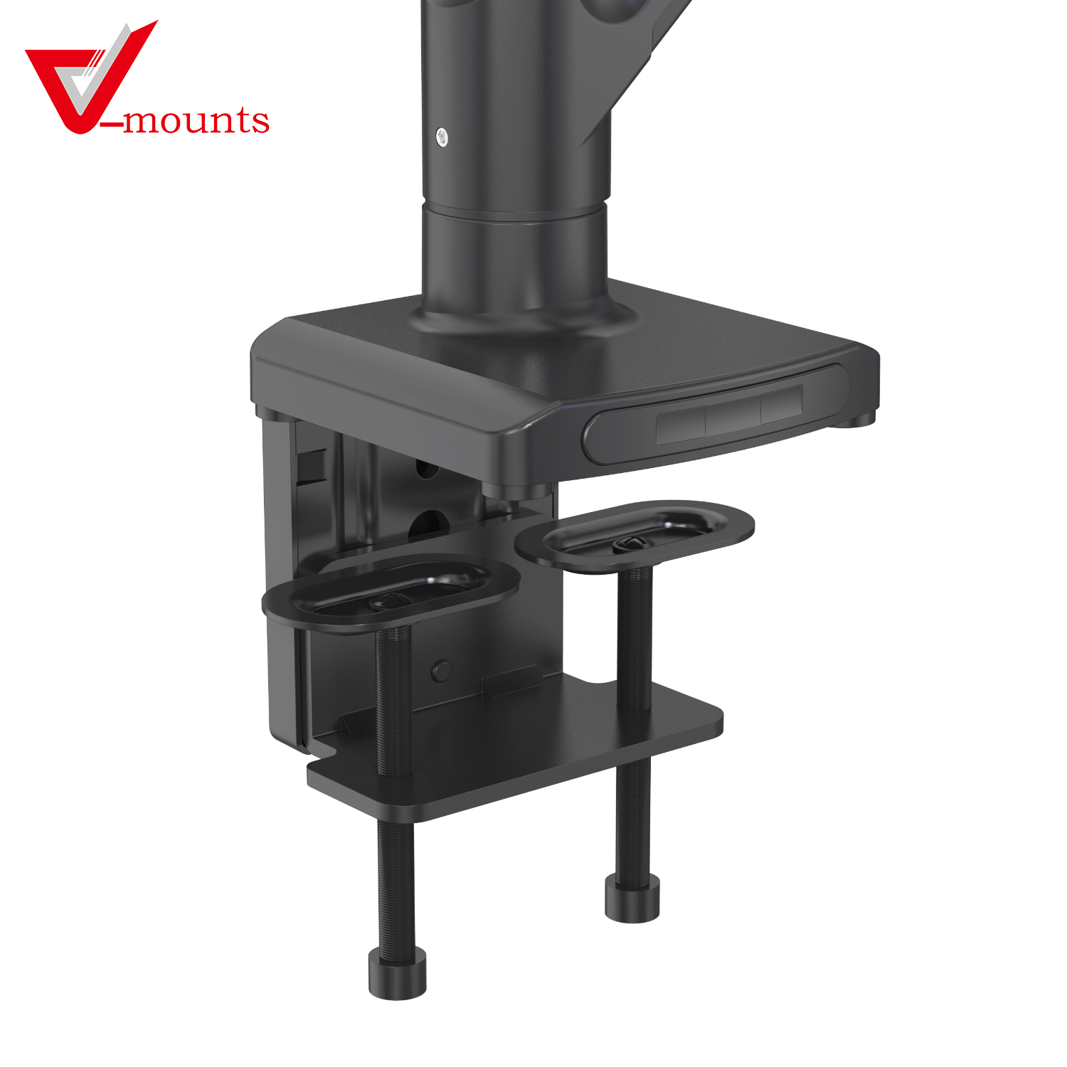 V-mounts ErgoTech Heavy Duty Single Gas Spring Monitor Arm VM-GE71