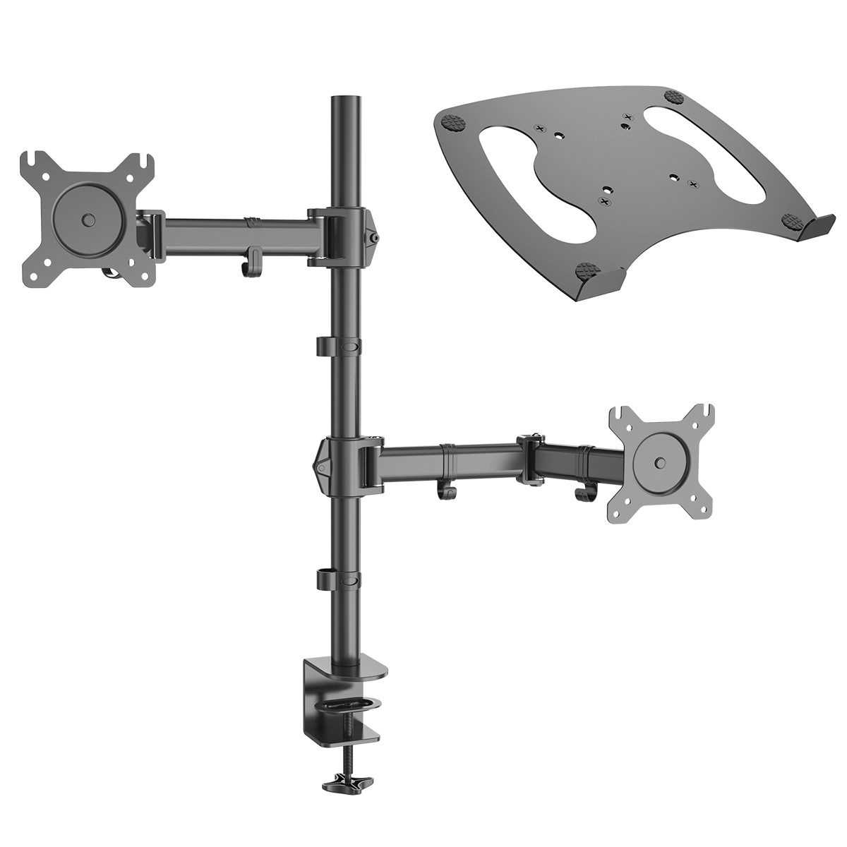 V-mounts SpaceErgo Full Motion Monitor Arm and Laptop Mount VM-LH07