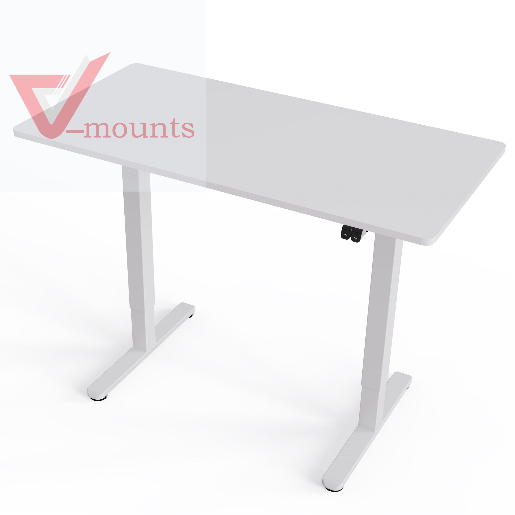V-mounts Ergonomic Design Single Motor Electric Height Adjustable Desk VM-JSD5-01-1P