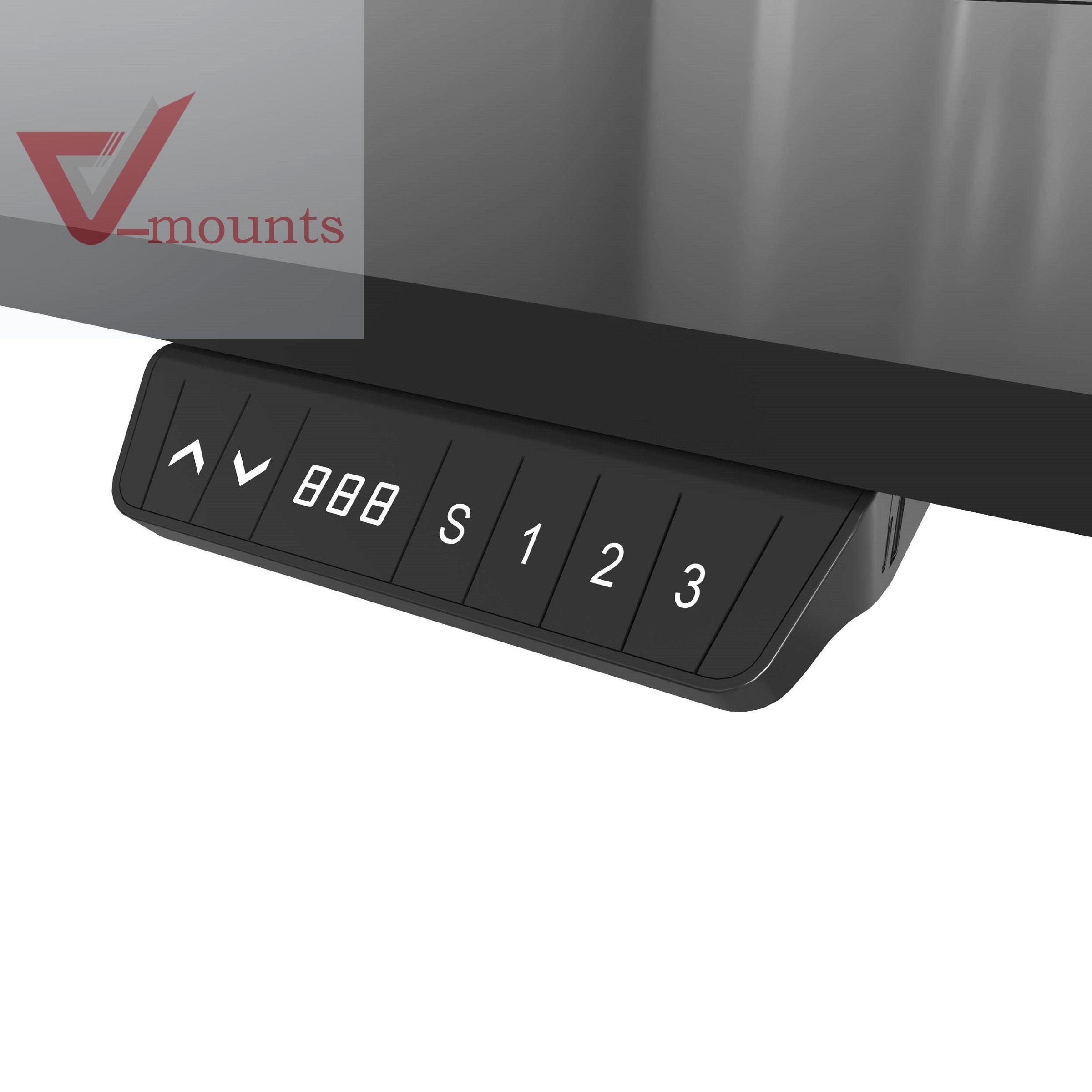 V-mounts Four Motor Face to Face Electric Height Adjustable Desk VM-JSD4-02-Z