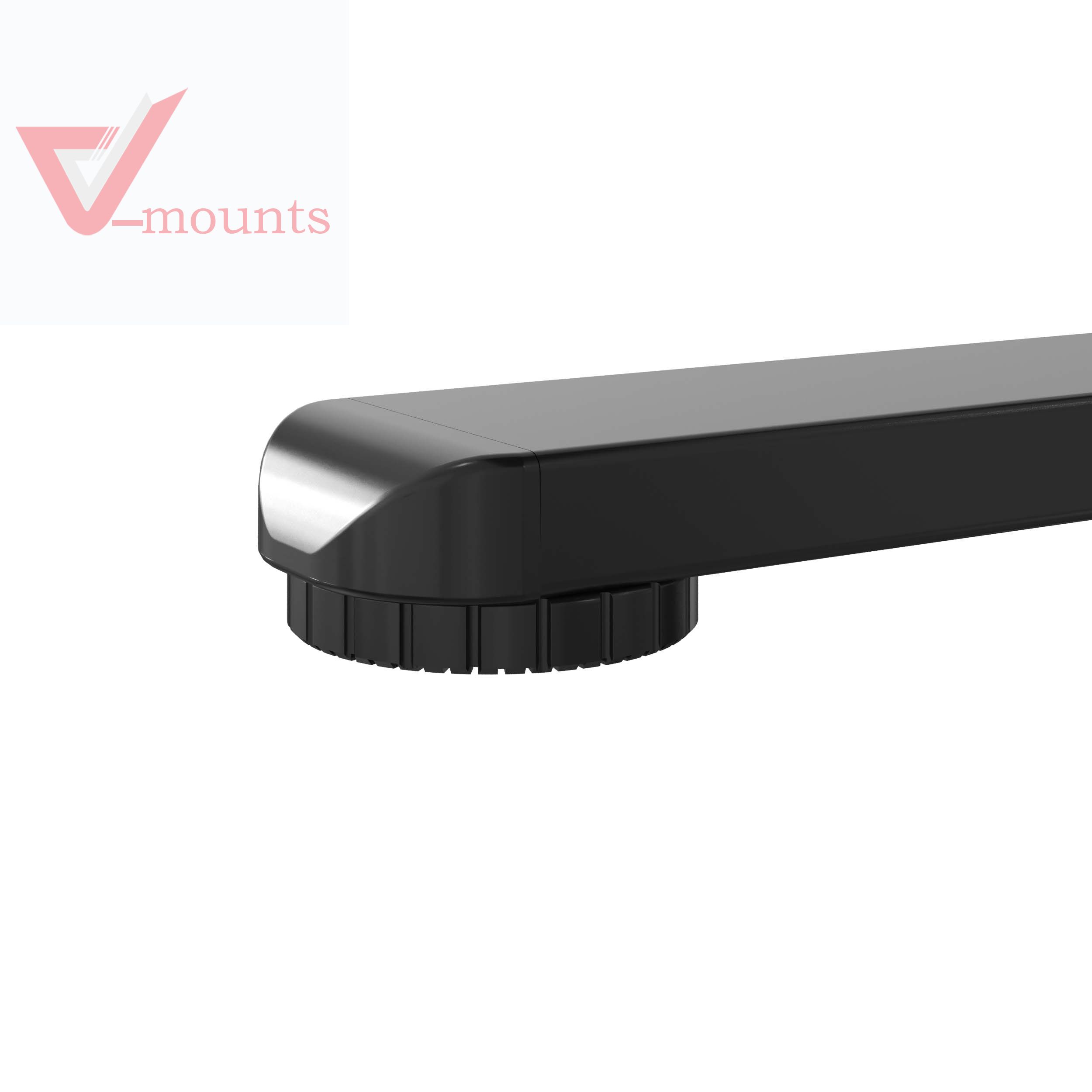 V-mounts 2 Layer Desktop Single Motor Electric Adjustable Standing Desk VM-JSD5-01-DS