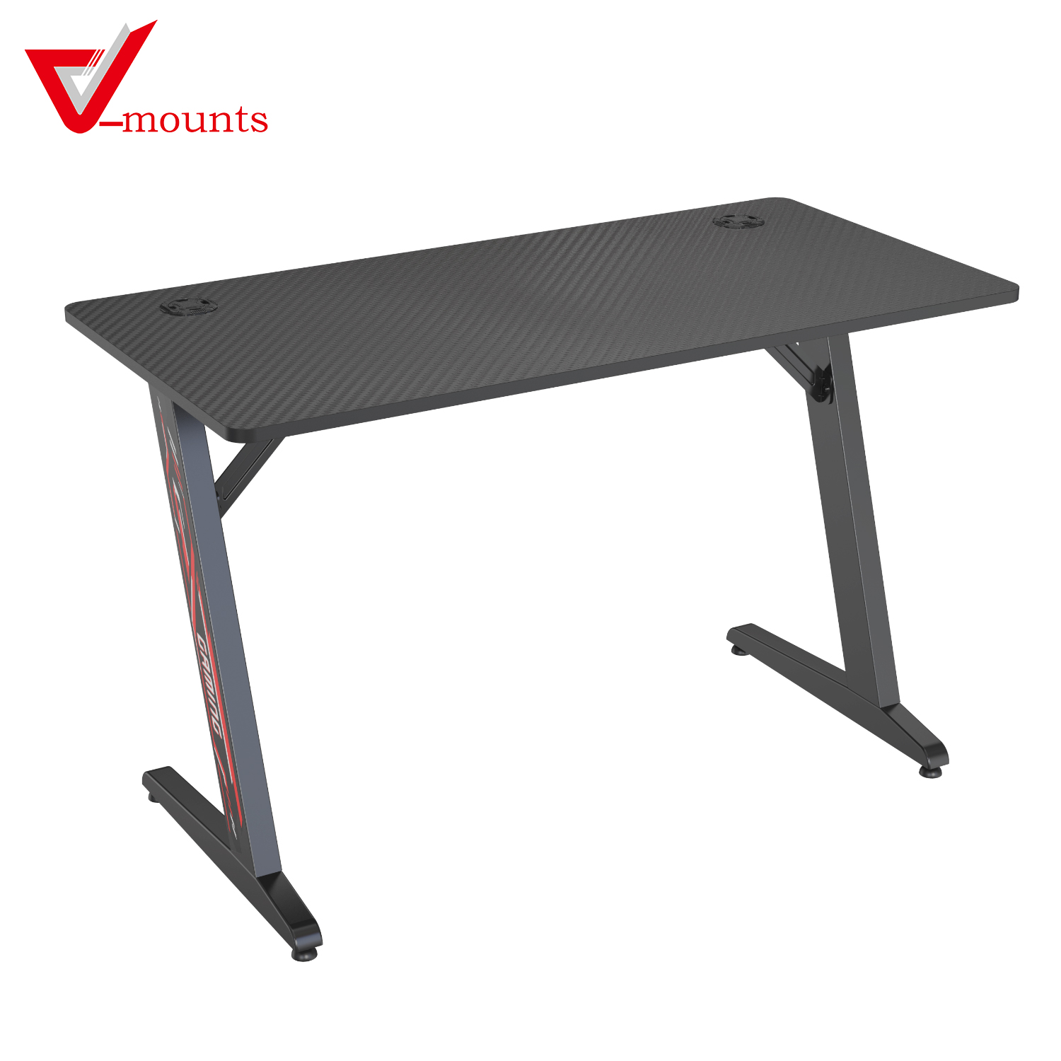 V-mounts ErgoFusion Z Shaped Gaming Desk VM-GT01