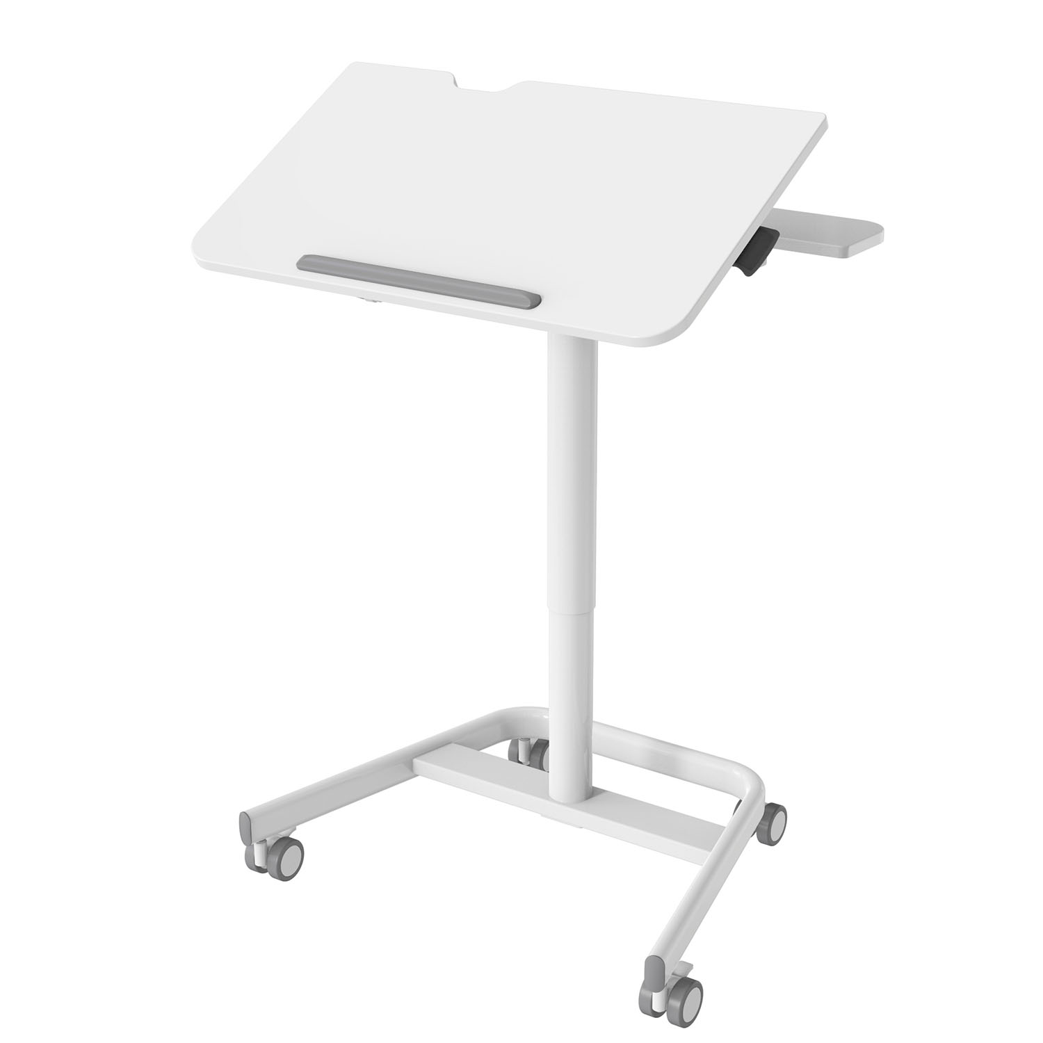 V-mounts SpaceErgo Mobile Tiltable Desktop Manual Height Adjustable Office Desk VM-FDS107D-2