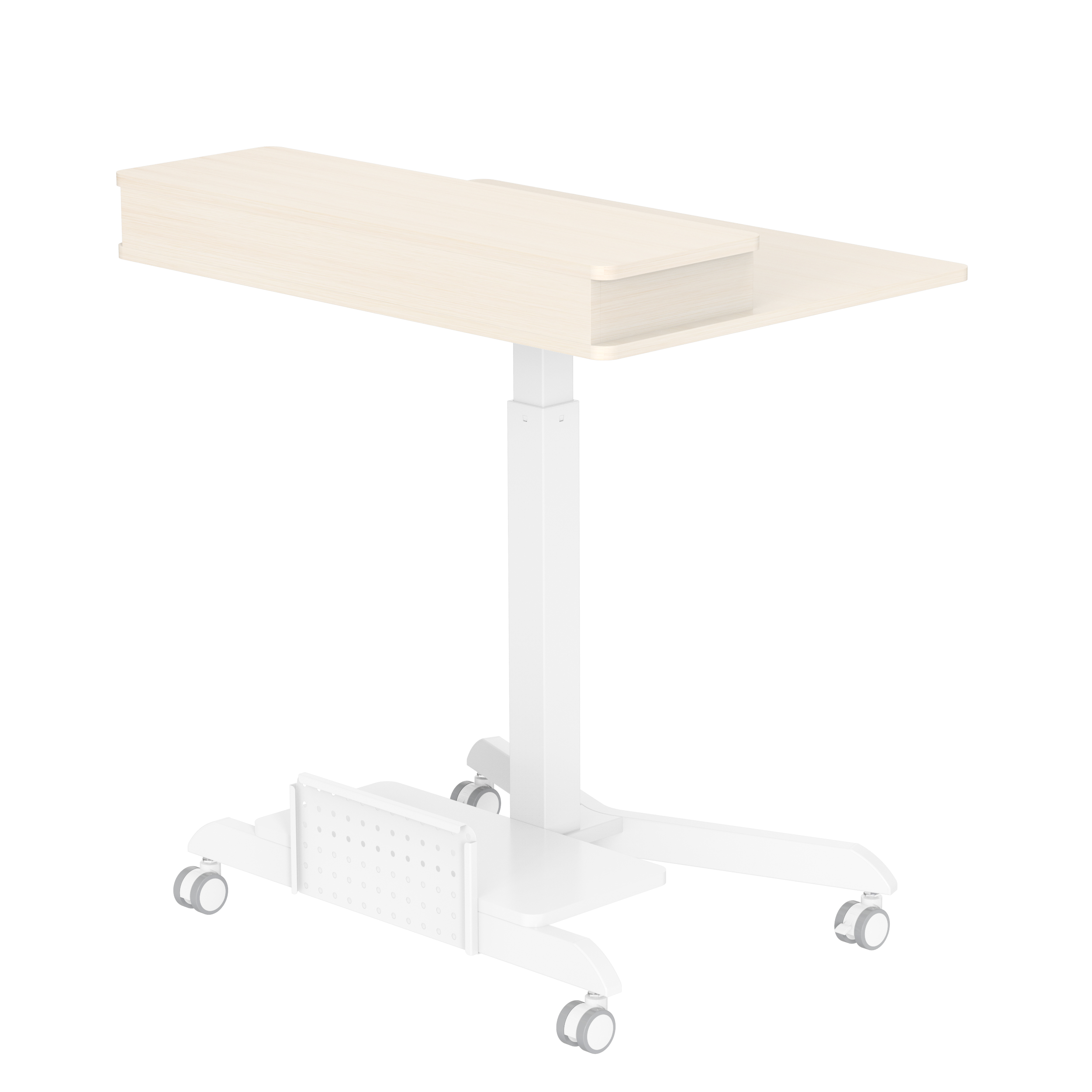 V-mounts Gas Spring Height Adjustable Lift Desk With Drawers And Chassis Racks VM-FA109